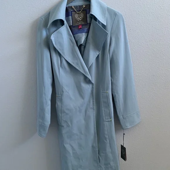 Vince Camuto Jackets Coats Vince Camuto Blue Trench Coat